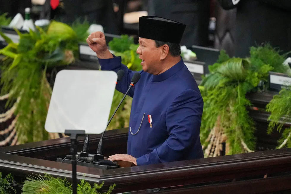 Indonesia's newly-inaugurated President, Prabowo Subianto, took office on 20 October 2024.