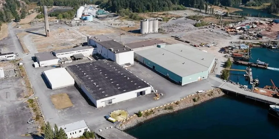 Gold River Aquafarms is repurposing a former lumber mill in British Columbia to construct a land-based steelhead facility.