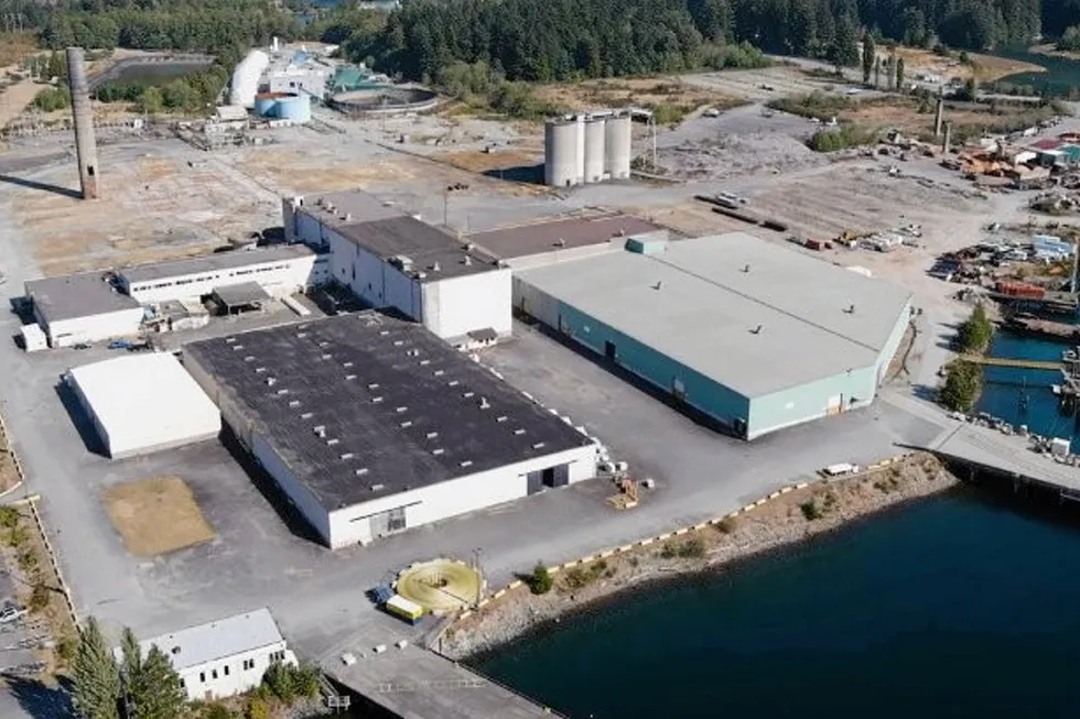 Gold River Aquafarms is repurposing a former lumber mill in British Columbia to construct a land-based steelhead facility.