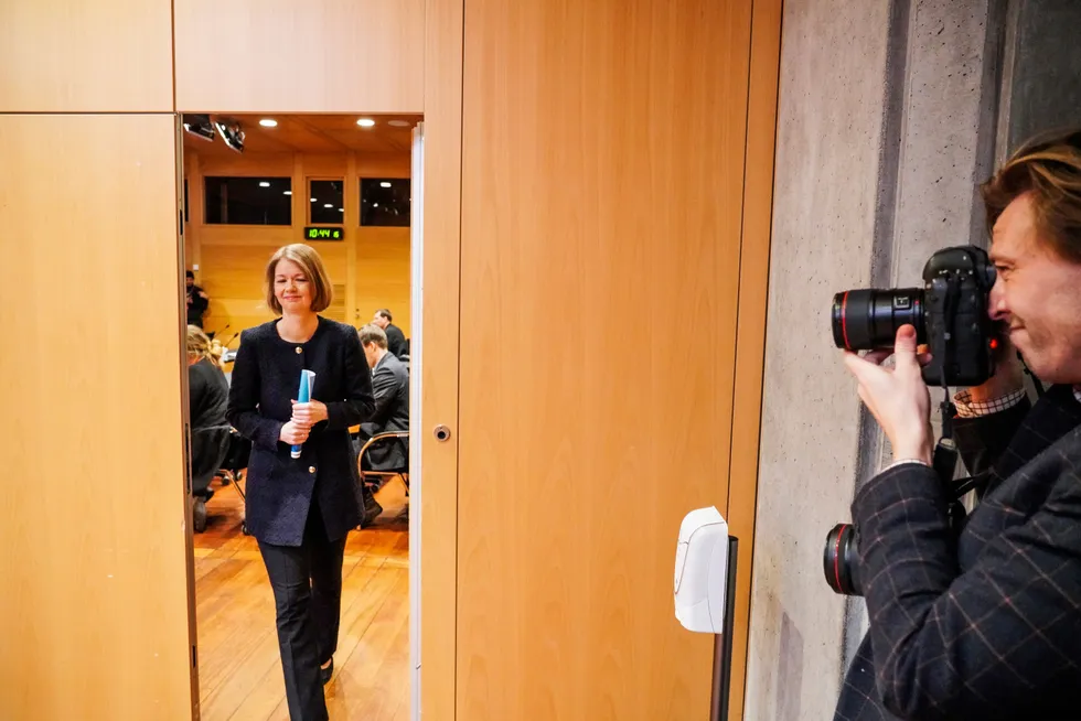 Sentralbanksjef Ida Wolden Bache legger torsdag frem Norges Banks siste rentebeslutning.