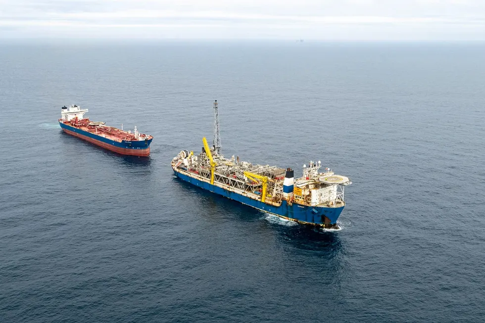 Tie-in target: the FPSO at the Alvheim project offshore Norway