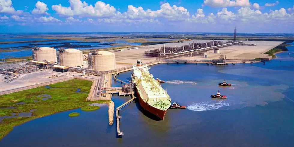 Germany has no LNG terminal yet. This one is in Hackberry, Louisiana, USA