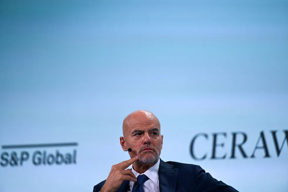 ENI chief executive Claudio Descalzi