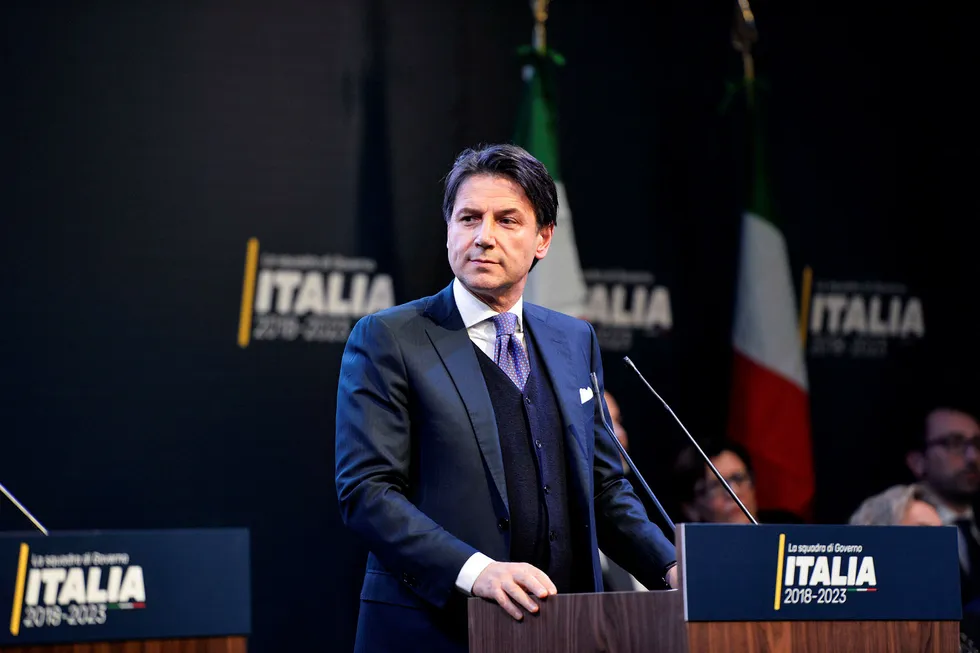 Giuseppe Conte blir sannsynligvis Italias nye statsminister. Et «selvmordsoppdrag», ifølge ekspert. Foto: Silvia Lore/NurPhoto via Getty Images