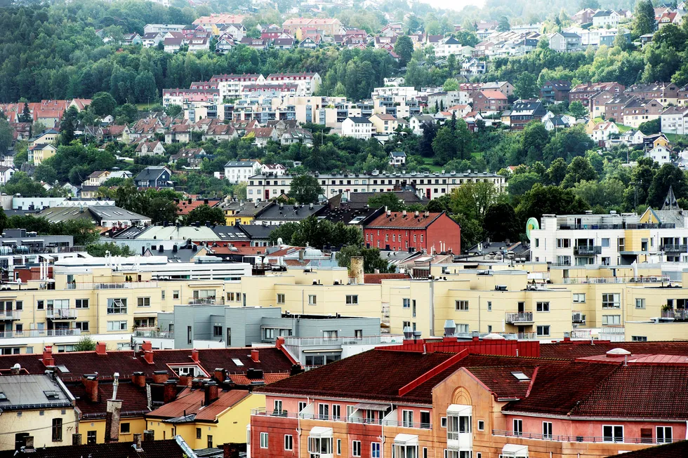 Nyboligmarkedet i Oslo falt i mai. Foto: Fartein Rudjord