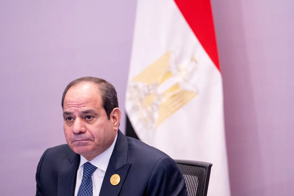 More gas wanted: Egypt President Abdul Fattah al-Sisi.