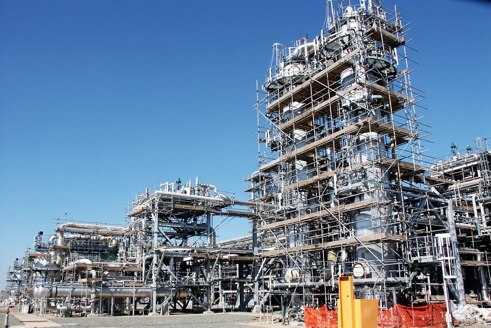 Power off: Gas and condensate processing facilities at the Karachaganak field in Kazakhstan