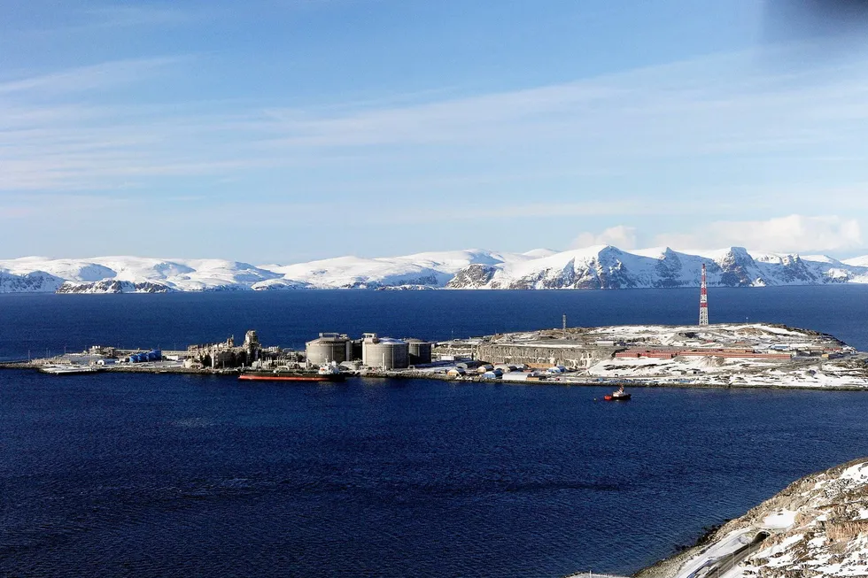 Melkoya: location of the Hammerfest LNG facility