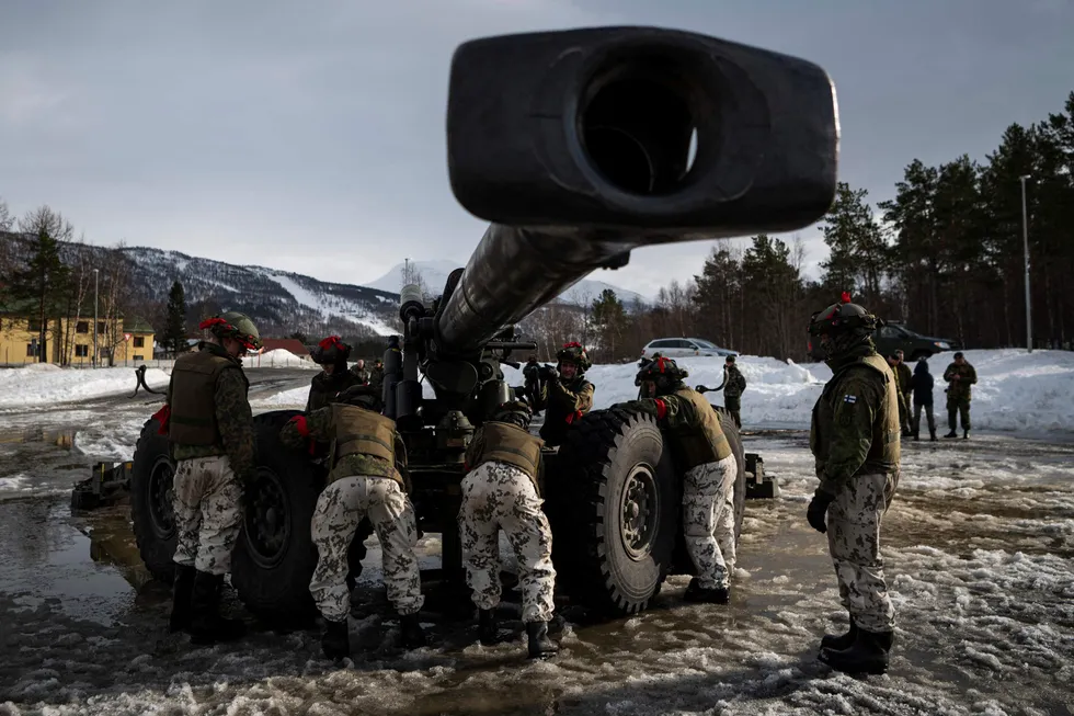 Finske soldater deltar på Nato-øvelsen Cold Response i 2022. I fremtiden kan øvelsen bli helnordisk, som del av tettere militært samarbeid.
