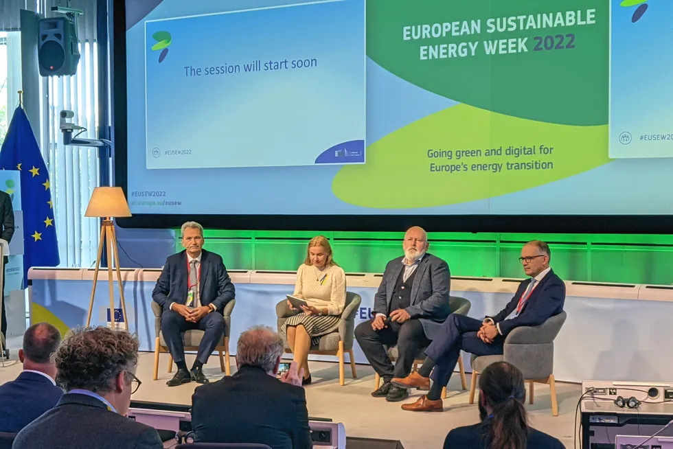 EUSEW: European Energy Commissioner Kadri Simson stressed the need for ‘homegrown energy production’ to reduce dependence on foreign fossil fuel supply.