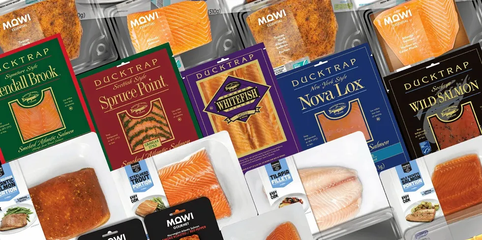Just a few of the brands in salmon farmer Mowi's portfolio.