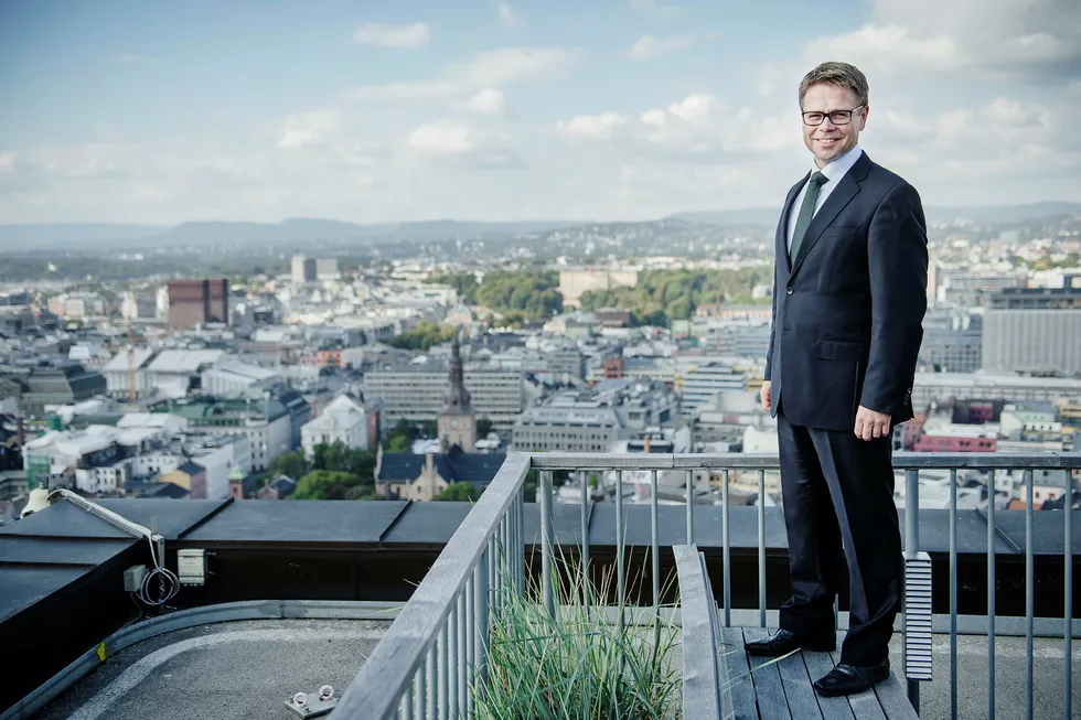 Administrerende direktør Arve Regland i Entra. Foto: Hampus Lundgren