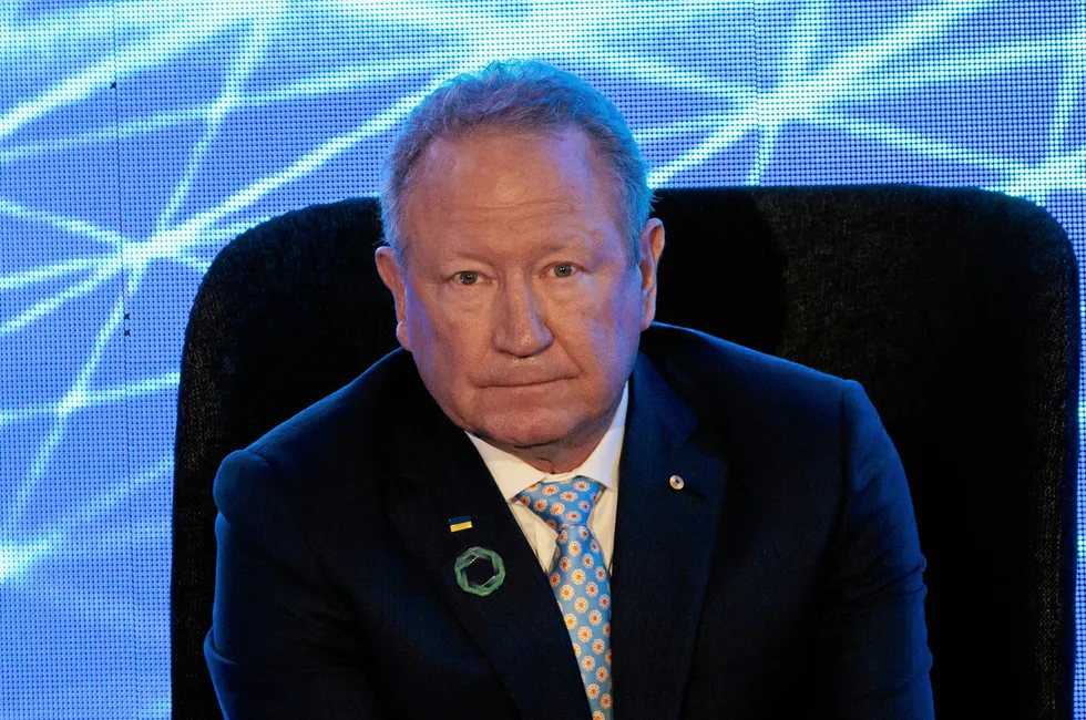 Andrew 'Twiggy' Forrest, the billionaire iron-ore magnate who owns green hydrogen company Fortescue Future Industries.