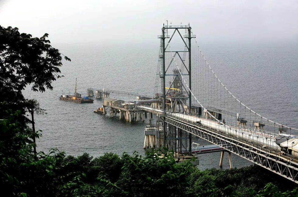 Spare capacity: Marathon Oil’s Equatorial Guinea LNG project on Bioko Island.