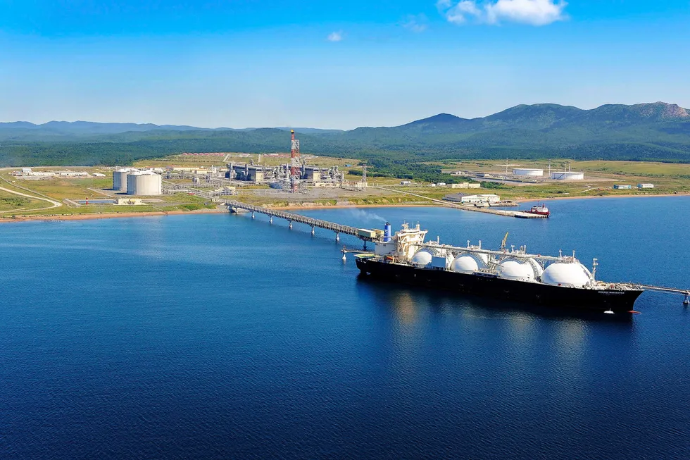Adjustments: Gazprom-led Sakhalin 2 LNG plant in Prigorodnoye in the south of the Sakhalin Island in Russia