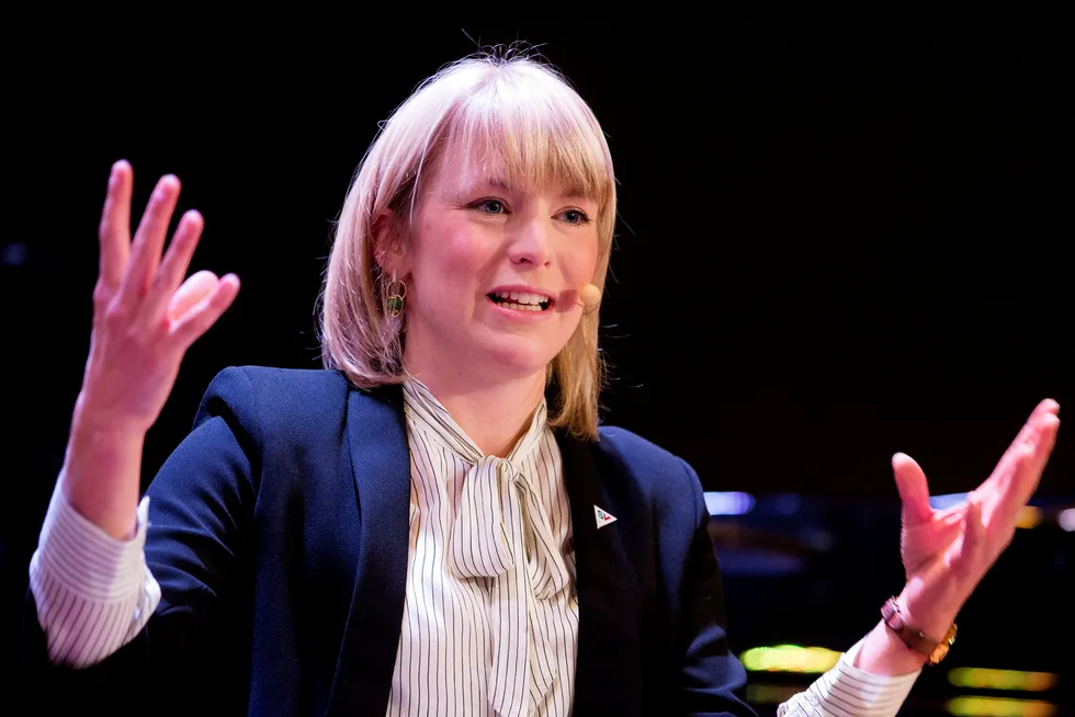 Kari Elisabeth Kaski fra Sosialistisk Venstreparti kan bli ny stortingsrepresentant etter neste års stortingsvalg. Foto: Håkon Mosvold Larsen / NTB Scanpix