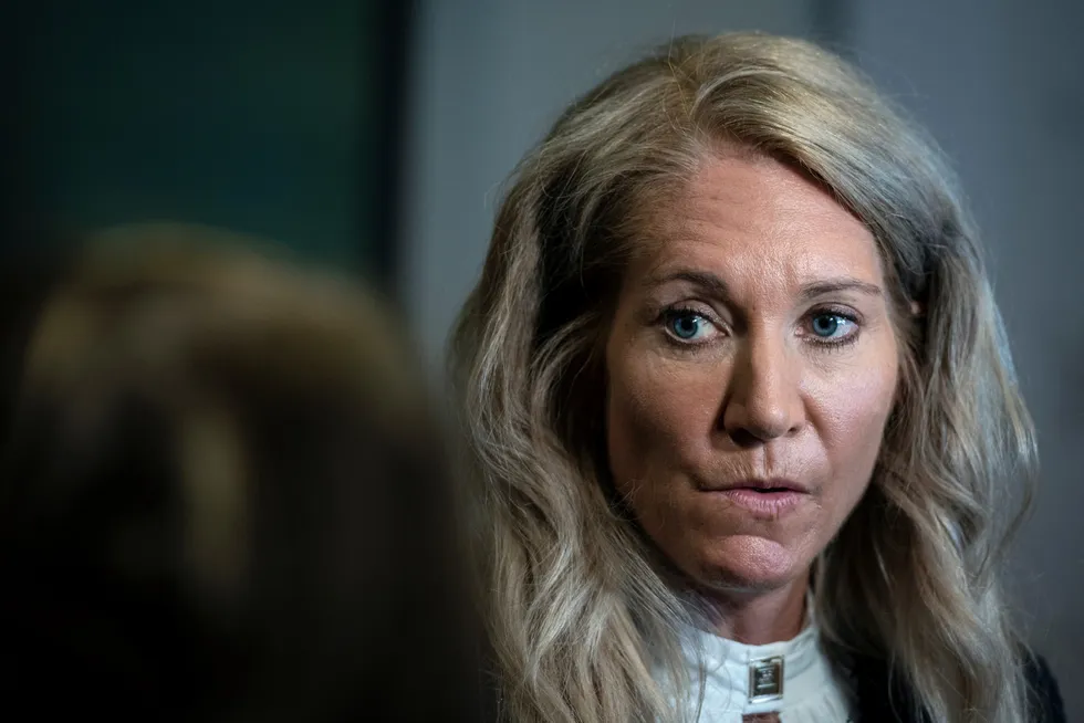 Leder Julie M. Brodtkorb i Norges Banks representantskap er bekymret for at den endelige avtalen med ny oljefondssjef ikke er vanntett.