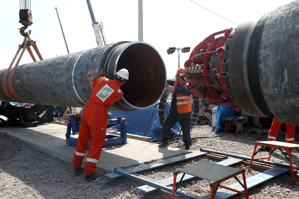 Germany paused the certification process for the politically sensitive Nord Stream 2 pipeline this week. Traders and analysts now expect that its start-up will not be approved until the second half of next year.