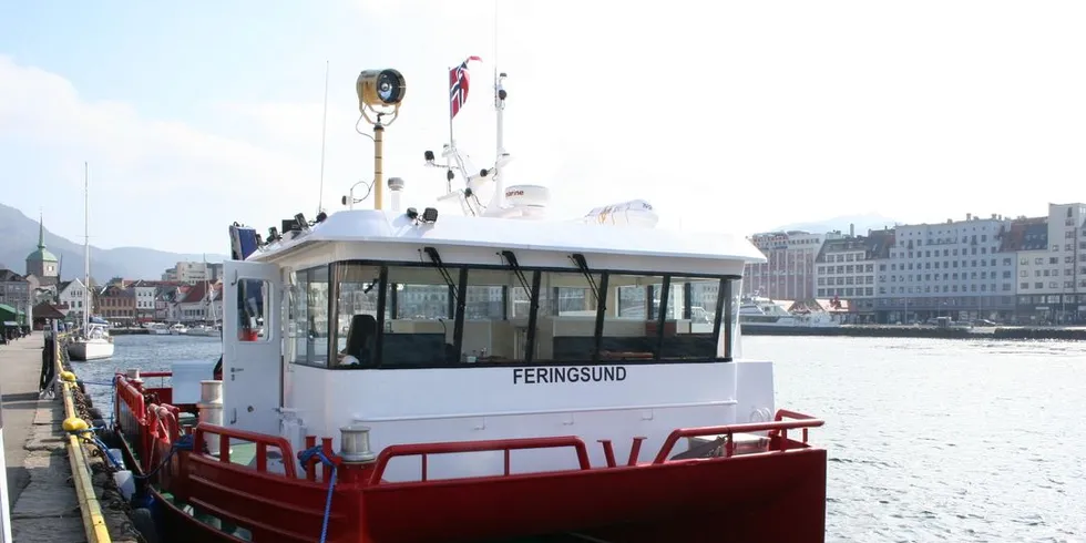 Lingalaks-gruppens nyeste arbeidsbåt «Feringsund». Foto: Joar Grindheim