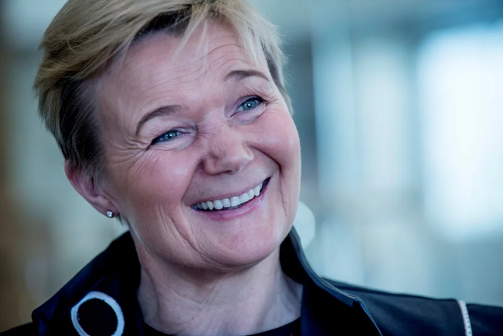 Grete Sønsteby, administrerende direktør i N2 Applied, er en av de tre nominerte til årets kvinnelige gründer. Hun utvikler teknologi som skal få bønder til å lage deres egen organiske gjødsel ved å tilføre nitrogen til dyremøkk. Foto: Gorm K. Gaare