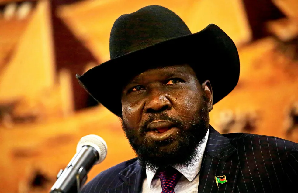In power: South Sudan President Salva Kiir