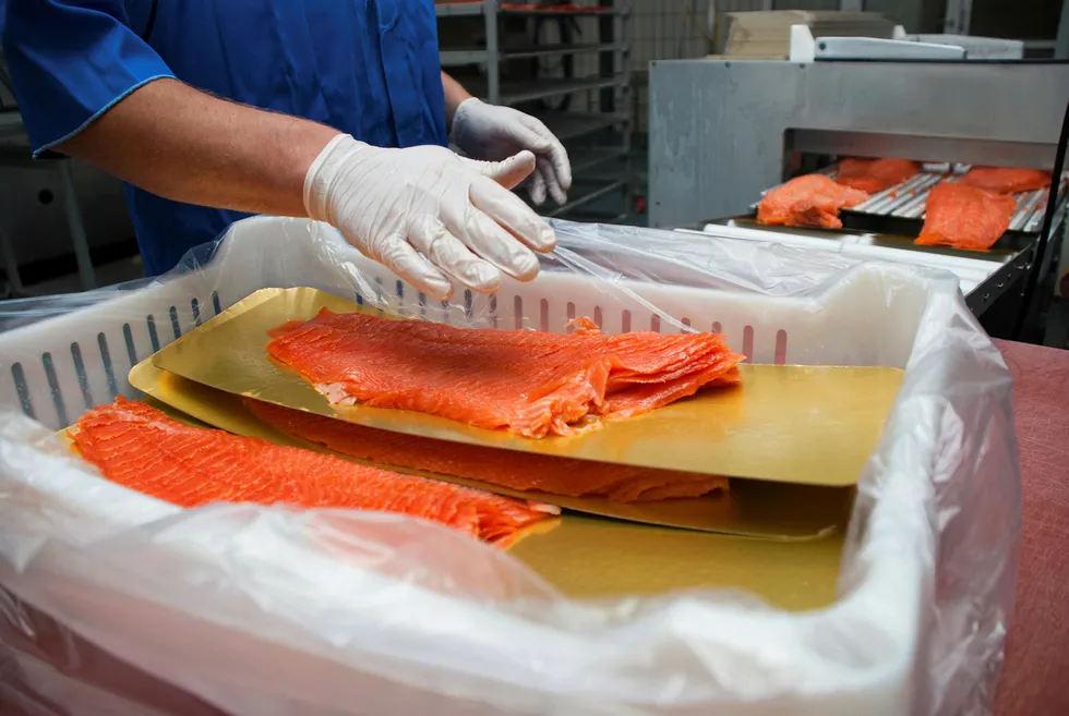 Salmon prices were up in week 41.