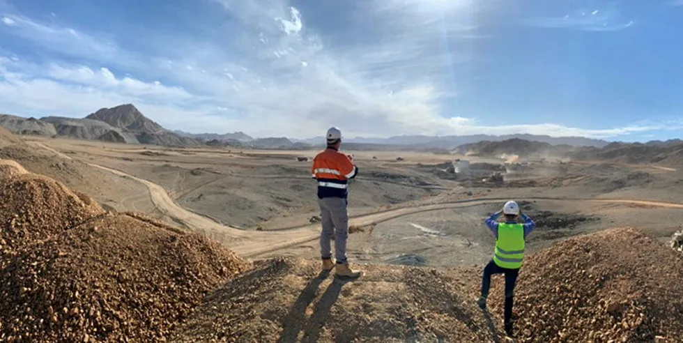 Site of the proposed PV array at the Sukari gold mine in Egypt