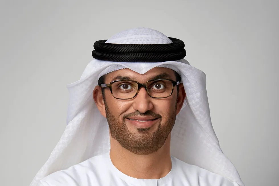 Rethink: Adnoc group chief executive Sultan Ahmed Al Jaber.