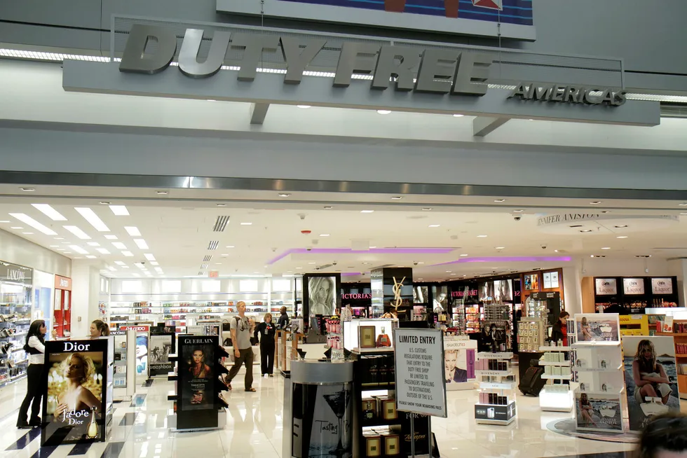Duty Free-butikker, som her fra Miami International Airport, gjorde Chuck Feeney søkkrik.