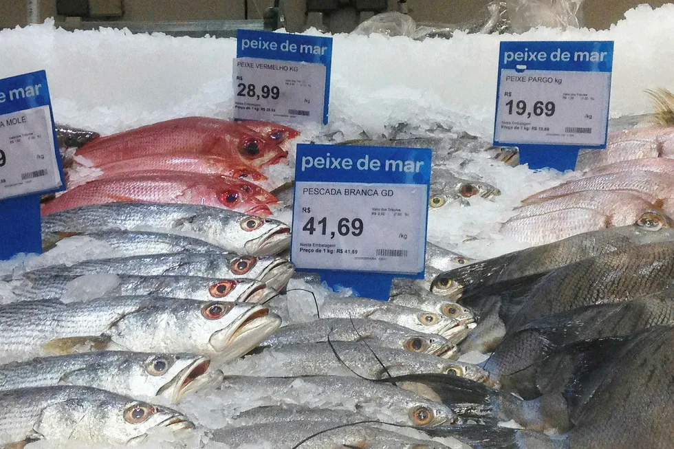Fish is among the biggest write-offs for Brazilian supermarkets