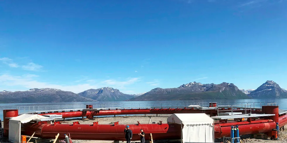 Lukket mær, arvtakeren etter Cermaqs Aquadom. Pressefoto