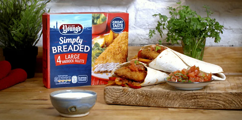 Young's banks on new "recipe" marketing initiative as more consumers eat seafood at home.