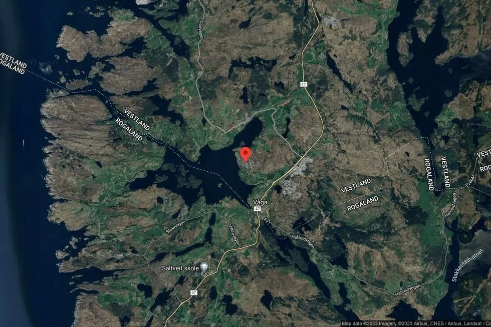 Området rundt Slettemyrvegen 145B, Sveio, Vestland