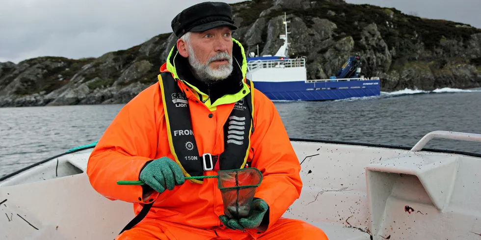 I starten av mars gjennomførte havforsker Terje van der Meeren et torskeeggtokt i Meløy. Nå er han igjen i felt på let etter mer. Bildet er tatt i annen sammenheng, under torskeundersøkelser ved Smøla i 2018.