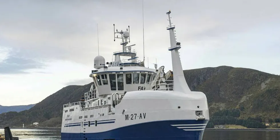 BY: «Fay» fra Kristiansund er klar for fiske i Finnmark etter å ha blitt bygd på Stadyard på Raudeberg.Foto: John Kraakenes