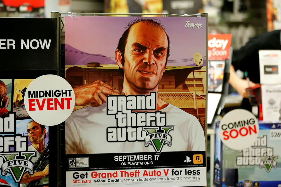 «Grand Theft Auto V» har spilt inn historisk høye summer. Foto: Â© Mike Blake / Reuters