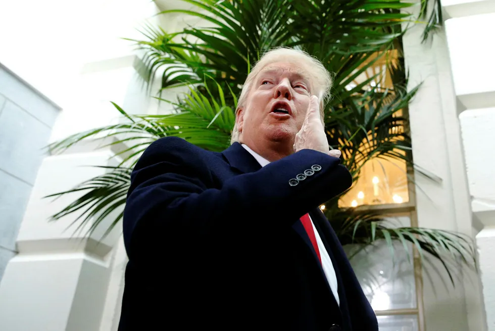 Fredag ble det klart at Donald Trump led sitt hittil største nederlag som ny president i USA. Foto: Jonathan Ernst/Reuters/NTB Scanpix