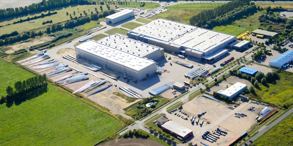 Nordex Rostock factory from above