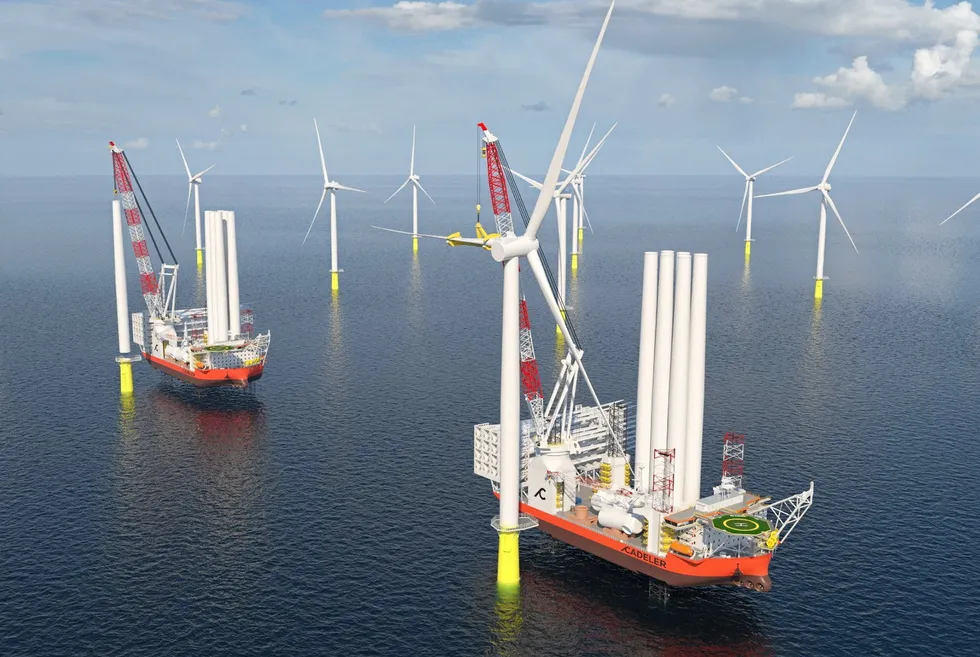 In operation: Cadeler's X-class offshore wind farm installation vessels