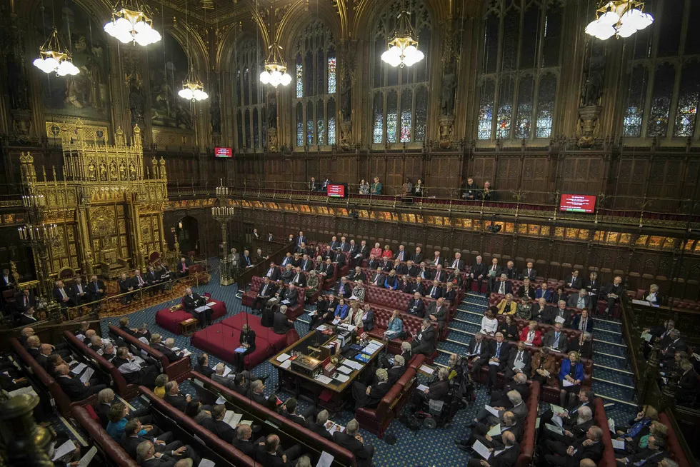 Det britiske Overhuset har lagt til rette for at Parlamentet kan få siste ord i brexit-forhandlingene. Foto: VICTORIA JONES