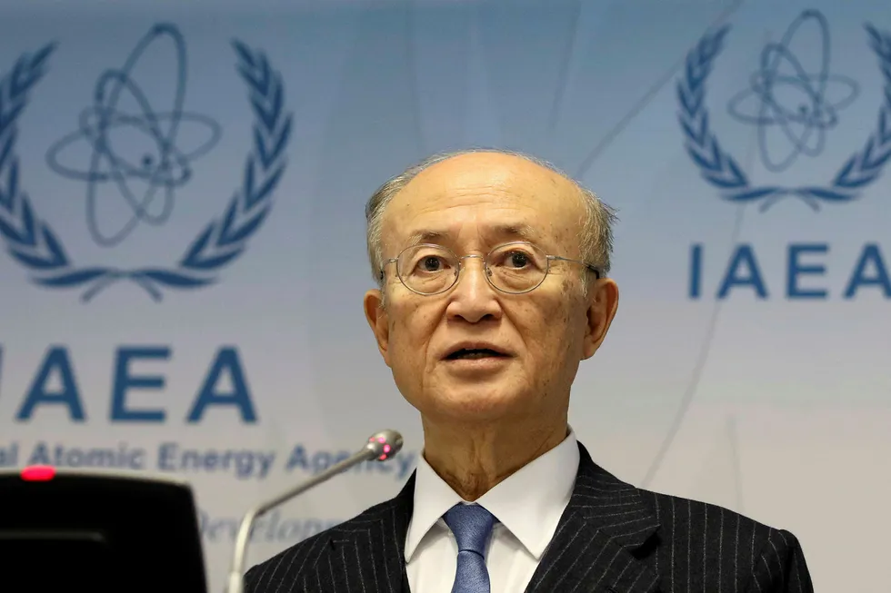 Energibyråets leder Yukiya Amano skal på onsdagens krisemøte informere representant om de siste funnene om Irans atomprogram.