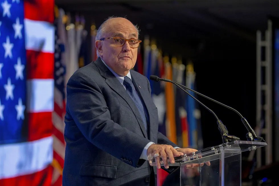 Donald Trumps advokat Rudy Giuliani utelukker ikke at det har skjedd flere utbetalinger til kvinner. Foto: Tasos Katopodis/Getty Images/AFP/NTB Scanpix