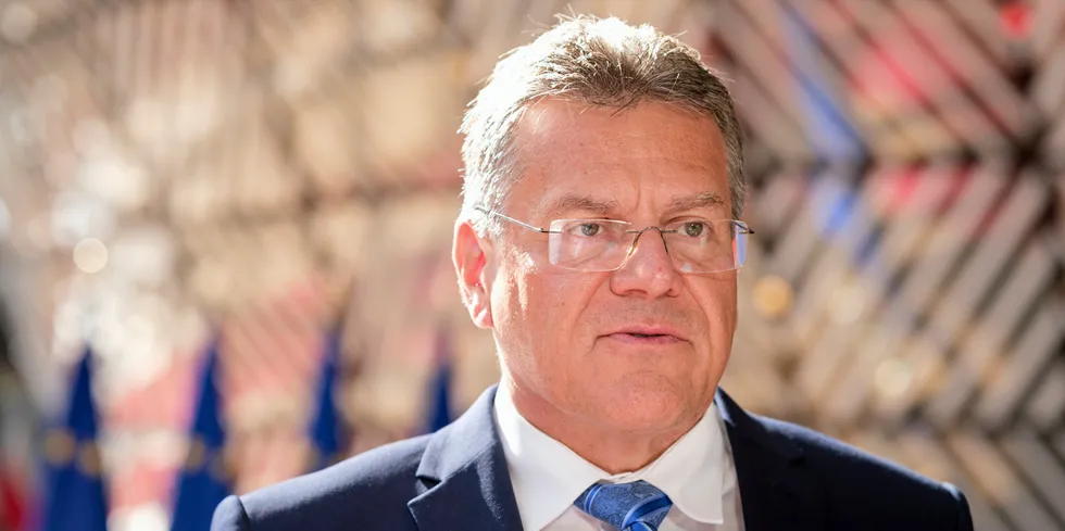 Maros Sefcovic is to take over many hydrogen policy brief responsibilities at the European Commission