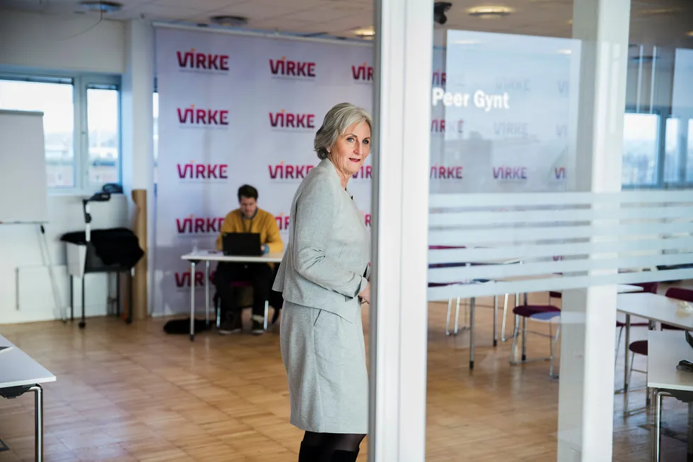 Administrerende direktør Vibeke Hammer Madsen i Virke mener Norge står overfor en utfordring i arbeidslivet vi ikke tidligere har sett maken til. Foto: Per Thrana