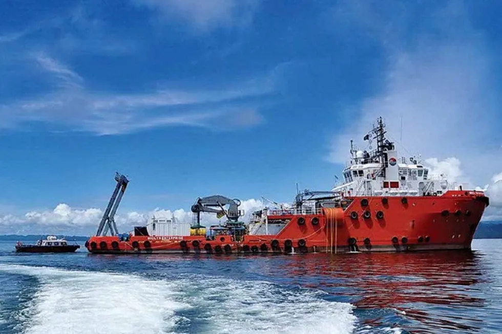 In the fleet: the offshore support vessel Miclyn Enterprise.