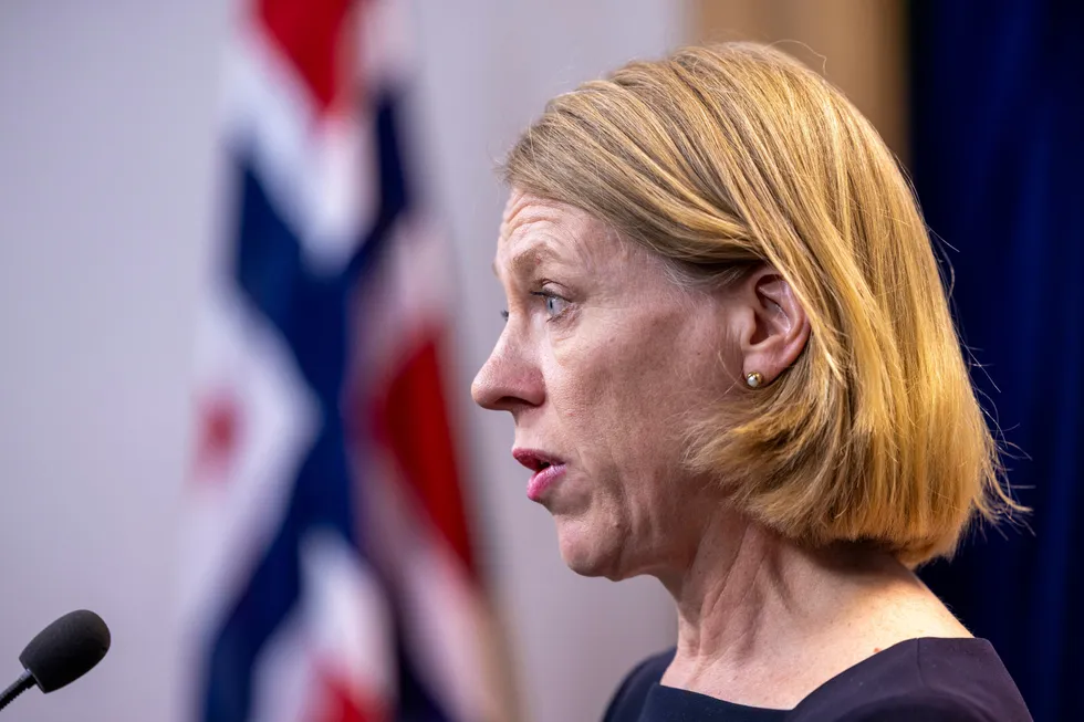 Utenriksminister Anniken Huitfeldt innkalte til pressekonferanse tidlig tirsdag ettermiddag.