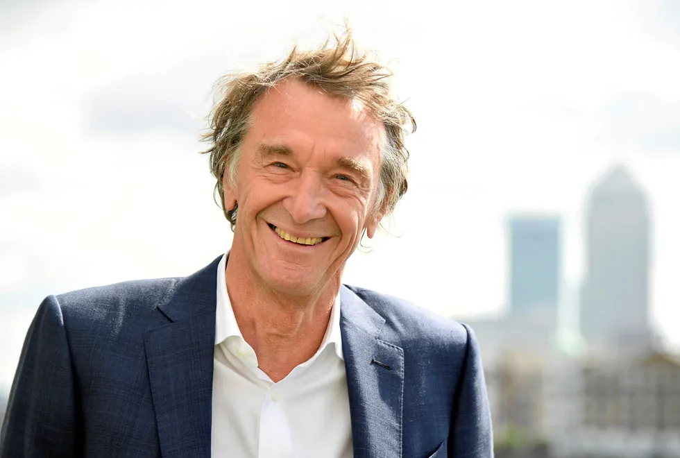 Smiling: Jim Ratcliffe, chief executive of UK chemicals company Ineos