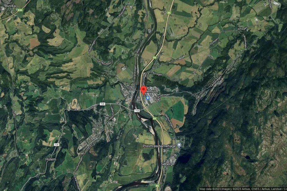 Området rundt Kuhaugen 16, Melhus, Trøndelag