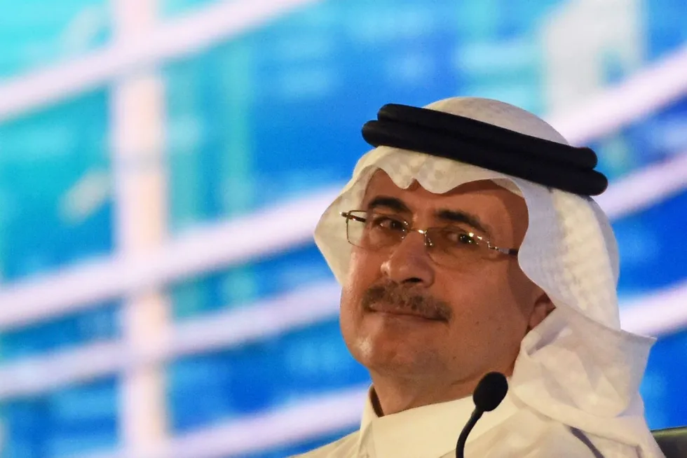 Rig boom: Amin Nasser, the chief executive of Saudi Aramco.