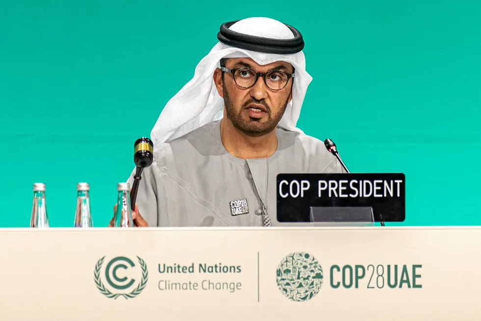 Dr. Sultan Al Jaber, president of COP28, UAE fund Masdar and oil company ADNOC